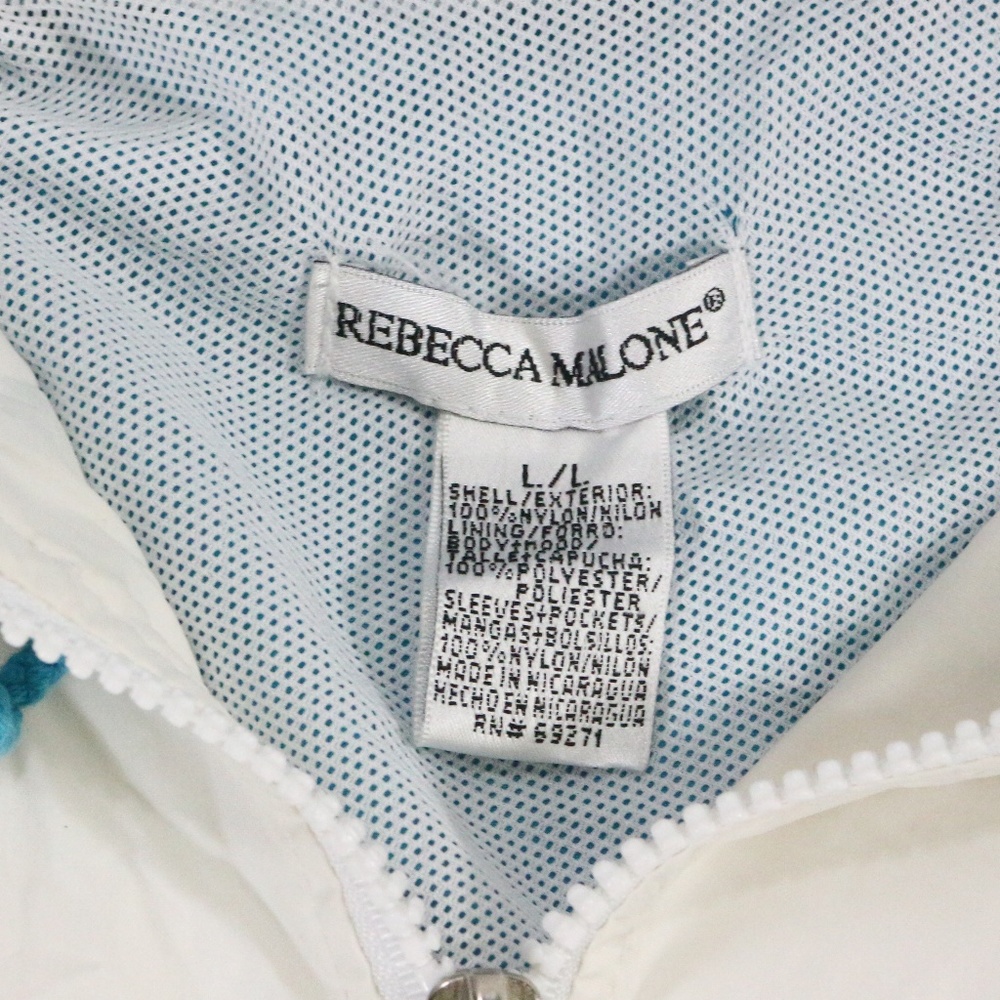 REBECCA MALONE Colorblock Hooded Windbreaker - Picture 4 of 8